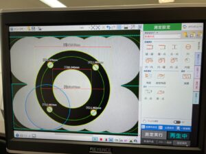 二次元寸法測定